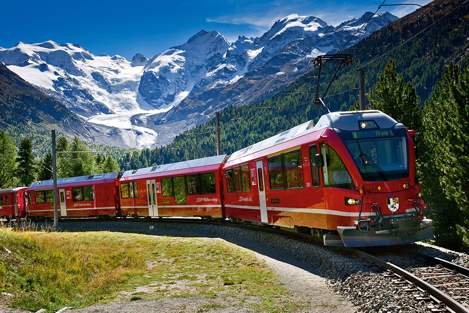 La Suisse, le pays des trains